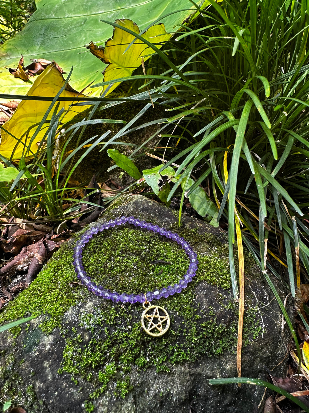 Purple Witch Pentagram — Transmutation Amulet