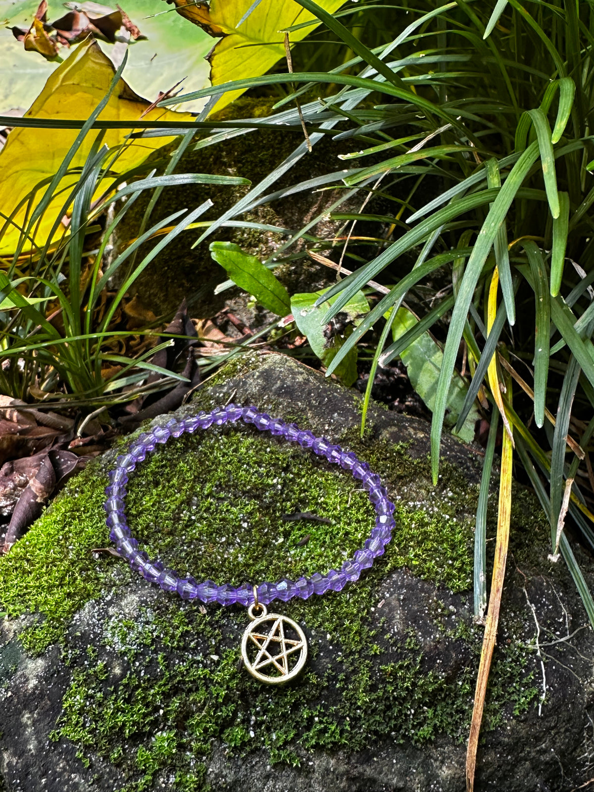 Purple Witch Pentagram — Transmutation Amulet
